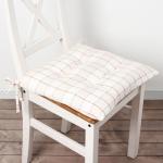 Подушка "Этель" "Bright cage" 40х40 см, 100% хл, рогожка 186 г/м2