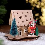 Декор с подсветкой «Дом со звёздами», 15,5 ? 11 ? 12 см