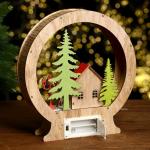 Декор с подсветкой «Новогодняя сказка», 22,5 ? 21 ? 5 см