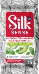 Влажные салфетки OLA! SILK SENSE 15шт антибактериальные очищающие