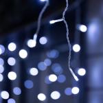 Гирлянда «Бахрома» 25 ? 0.7 м, IP44, УМС, белая нить, 450 LED, свечение белое, 220 В