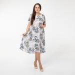 Платье, текстиль, белый