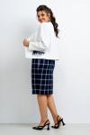 Костюм Aira Style 24-11 Молочно-синий