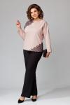 Костюм Aira Style 24-215 пудра+черный