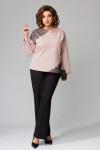 Костюм Aira Style 24-215 пудра+черный