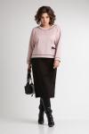 Костюм Aira Style 24111 Пудра+синий