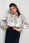 Костюм Aira Style 24-15 Бежево-черный