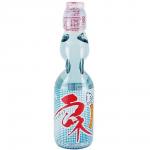 HATA KOSEN Лимонад Ramune White Peach РАМУНЕ сильно газированный безалкогольный с ярким вкусом Белого Персика, 200 мл., стеклянная бутылка со стеклянным шариком