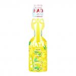 HATA KOSEN Газировка Ramune Yuzu РАМУНЕ со вкусом Юдзу, 200 мл., стеклянная бутылка со стеклянным шариком