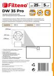 Filtero DW 35 (5) Pro, мешки для промышленных пылесосов
