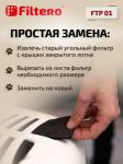 Filtero FTP 01 фильтр для кошачьих лотков, 57х47 см