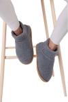 УГГИ UGG BOOTS WOOL цвет СЕРЫЙ