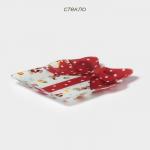 Блюдо сервировочное Доляна «Бант. Новогодние помощники», 20 ? 18 ? см, стекло