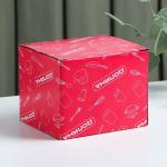 Салатник Доляна «Ёжик в золотом», 300 мл, 12,5?10,2?8,7 см, белый