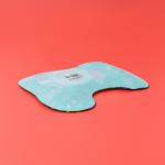 Блюдо сервировочное Доляна «Сапожок. Дед Мороз с подарками», 18 ? 20 см, стекло