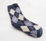 Носки р.37-44 "Ромбики с Ворсом" Синие
