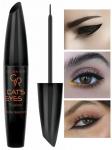 Подводка для глаз цветная GR Cat'S Eyes Eyeliner Intense Black водостойкая, черная, мягкая кисточка