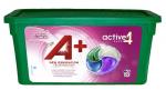 Капсулы для стирки A+ Active 4 caps Fresh Flower (для цветного) 22 шт