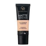 Крем тональный для лица GR Matte Perfection Full Coverage Foundation полное покрытие, финишный, от пигментных пятен, spf 34