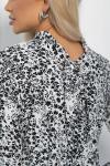 Блуза Ален (черно-белая) Б11391