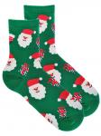 Носки НГ р.35-40 "Новогоднее настроение" Санта