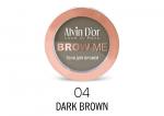 Alvin Dor Brow me Тени для бровей т. 04 (dark brown)