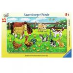 Пазл Ravensburger «Животные на ферме», 15 эл.