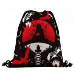 62115Рюкзак текстильный "Клан", р-р 39х32 (черно-красный)
