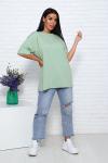 Футболка женская оверсайз (01004, мятный)