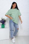 Футболка женская оверсайз (01004, мятный)