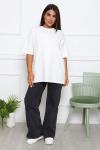 Футболка женская оверсайз (01004, белый)