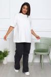 Футболка женская оверсайз (01004, белый)