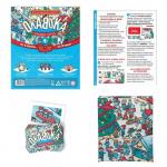 Новогодняя настольная игра «Новый год: ОКАВОКА. Зимний город», 50 карт, 5+