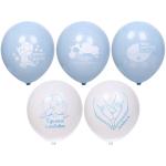 Воздушные шары 25 шт, 10"/25см "Наш сыночек", Голубой/белый