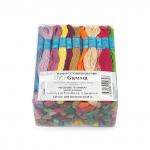 Нитки для вышивания "Gamma" набор мулине "Суперцена-100" 100% хлопок 100 x 8 м