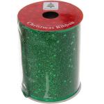 Лента для декорирования "Мерцание" 10 см, 2,7 м, Изумруд