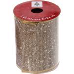 Лента для декорирования "Мерцание" 10 см, 2,7 м, Шампань