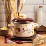 Кастрюля эмалированная 2л "Подворье" Appetite