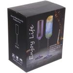 Бокал для шампанского 210мл Enjoy Life в наборе 6шт, цвет зеленый