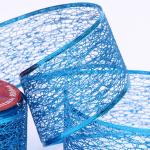 Лента для декорирования "Сказка" 6,3 см, 2,7 м, Сапфир