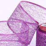 Лента для декорирования "Сказка" 6,3 см, 2,7 м, Фиолетовый