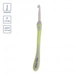 Для вязания "Gamma" RHT крючок с прорезин. ручкой алюминий d 5.5 мм 14.5 см в блистере