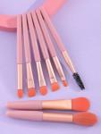 Набор кистей для макияжа 8 шт. pink
