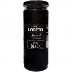 Маслины без косточки Loreto Spanish Olives Pitted Black 330 гр