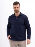 Джемпер мужской с воротником поло GREG G155-TO1246T-LT1634 (синий)