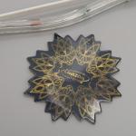 Светодиодная фигура «Ёлка со звёздами», 47 ? 71 см, дюралайт, 288 LED, 220 В, мерцание, свечение зелёное/белое