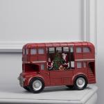 Светодиодная фигура «Автобус» 30 ? 19 ? 11 см, пластик, батарейки ААх3 (не в комплекте), USB, свечение тёплое белое