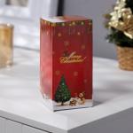 Светодиодная фигура «Ёлка золотистая» 5 ? 12 ? 5 см, пластик, батарейки LR44 (в комплекте), свечение тёплое белое