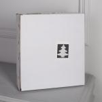 Светодиодная фигура «Ёлочка» 25 ? 30 ? 6 см, акрил, батарейки ААх2 (не в комплекте), свечение мульти (RGB)