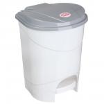 Контейнер для мусора с педалью 7л, мраморный, М 2890